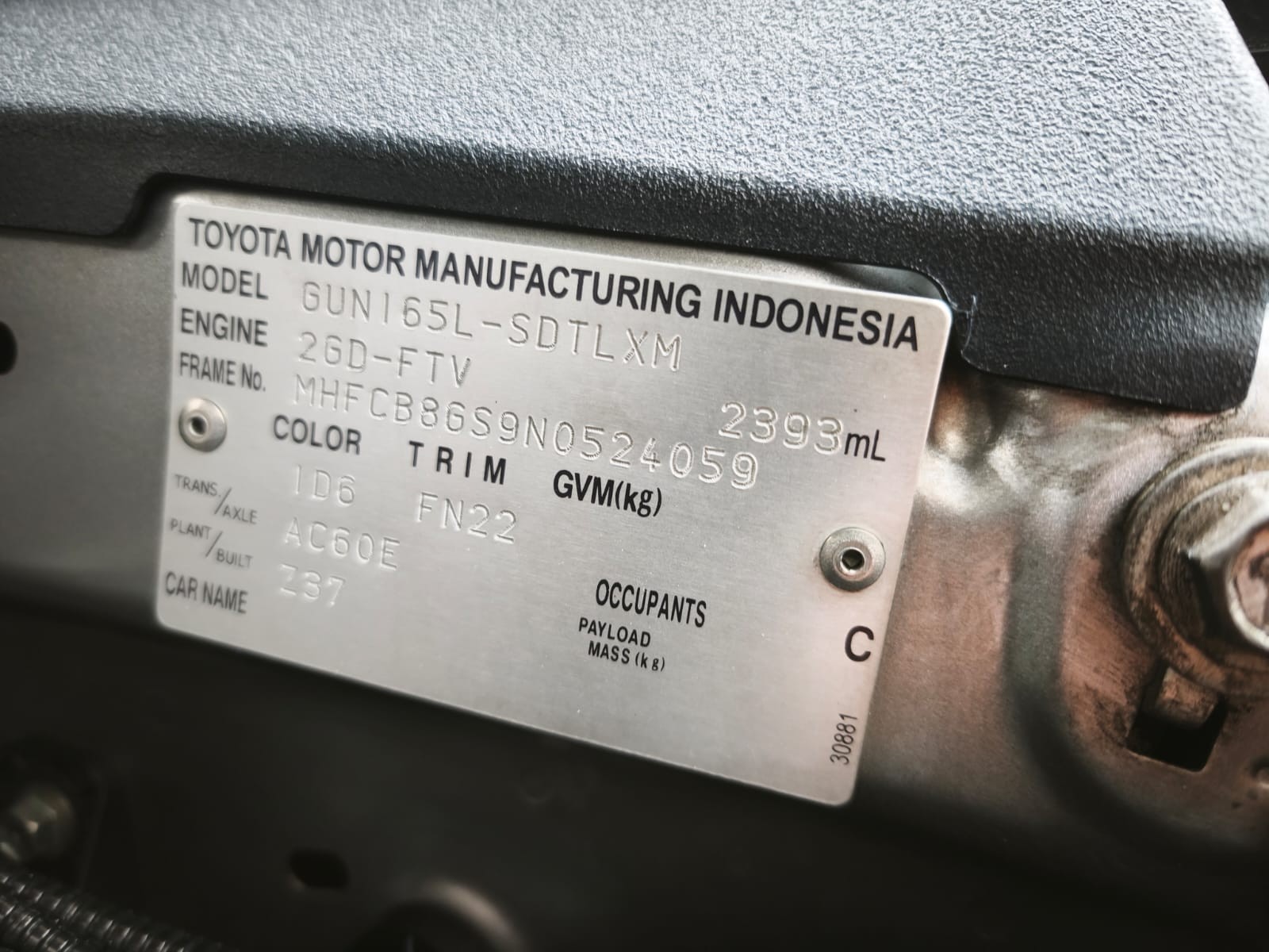 Used 1
                    TOYOTA
                     for Sale Image