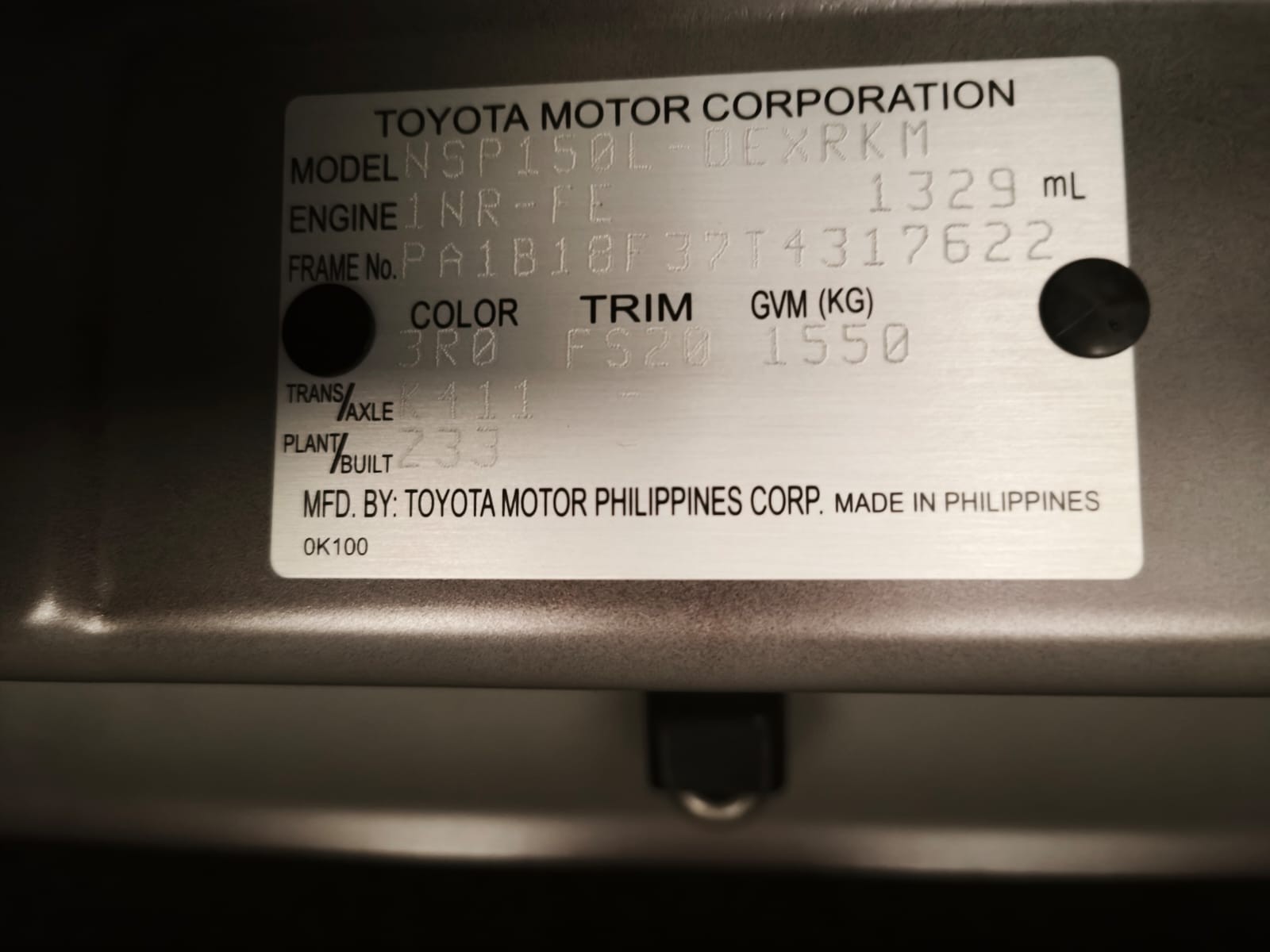 Used 1
                    TOYOTA
                     for Sale Image